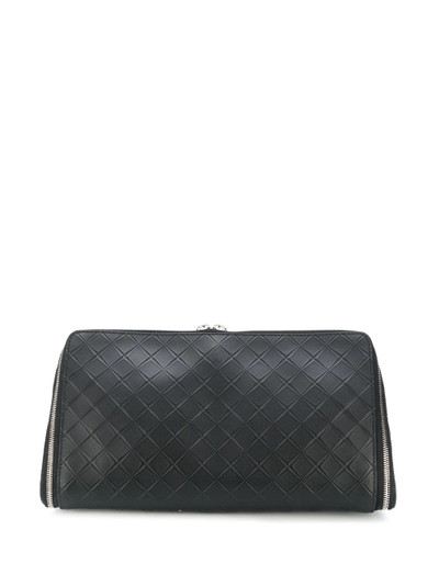 Bottega Veneta intrecciato triangular toiletry bag outlook