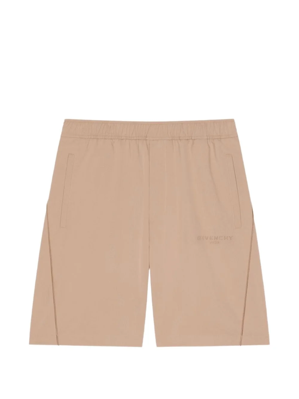 logo-print elasticated shorts - 1