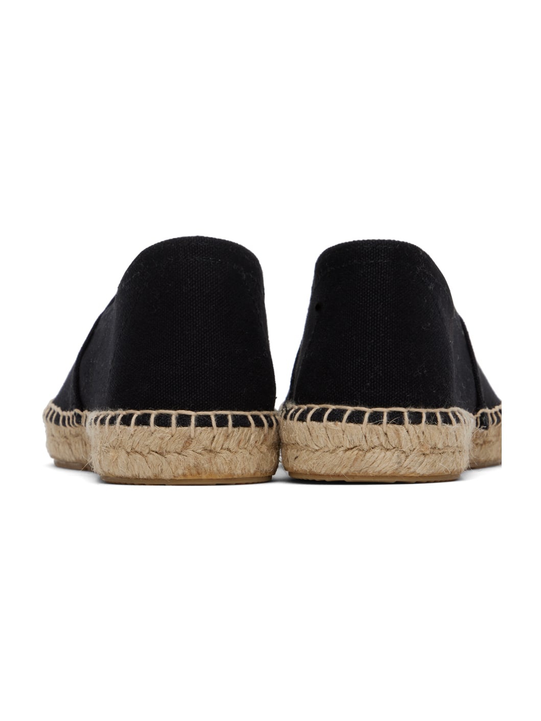 Black Canae Cotton Espadrilles - 2