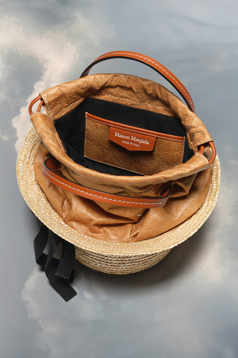 Straw hat bucket bag 4
