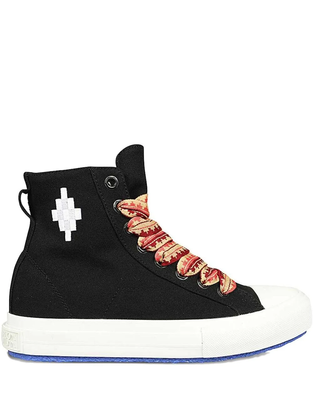 embroidered-logo sneakers - 1