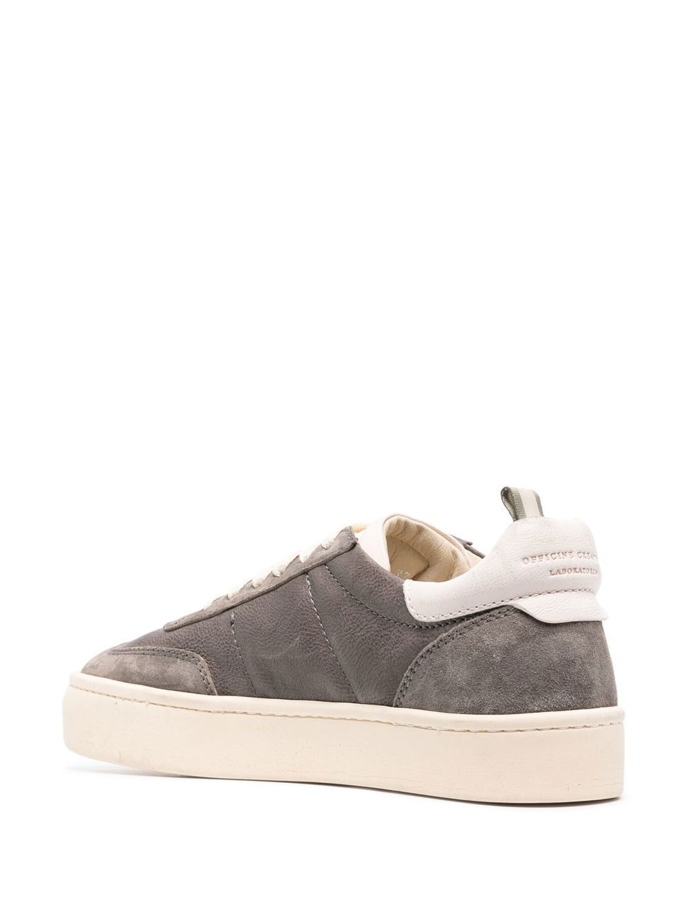 Combined suede-leather sneakers - 3
