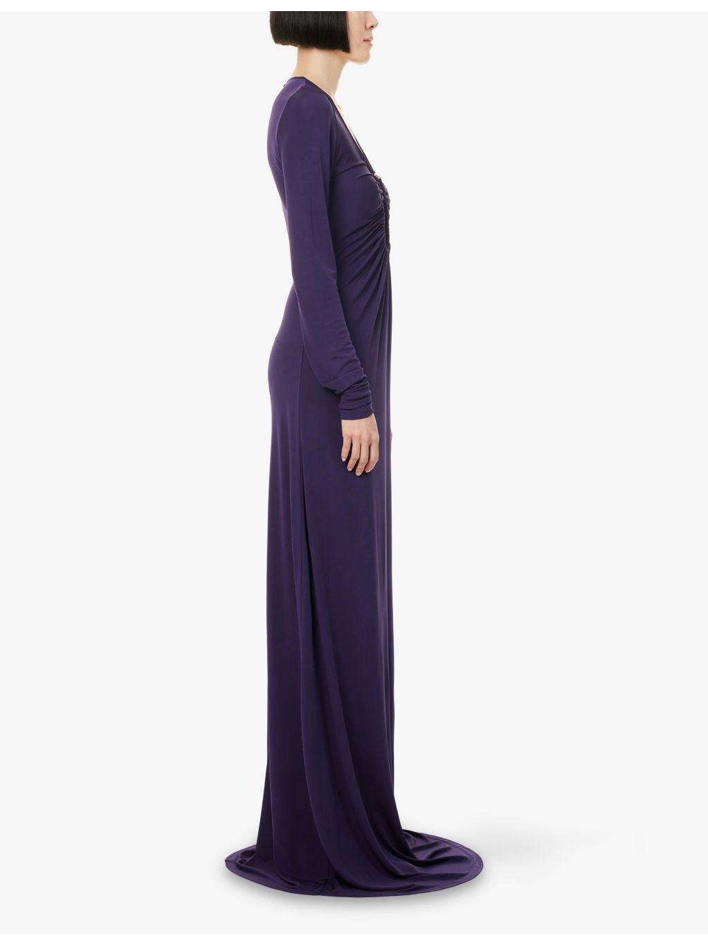 Arced Palm Woven Maxi Dress - 3