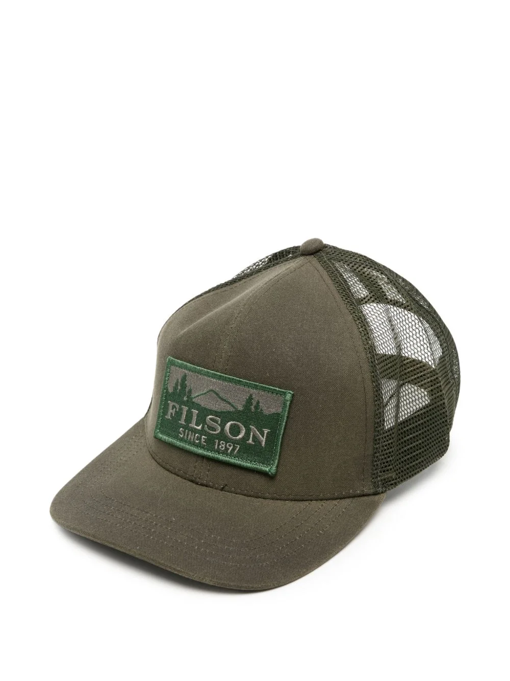 logo-patch mesh-panel cap - 1