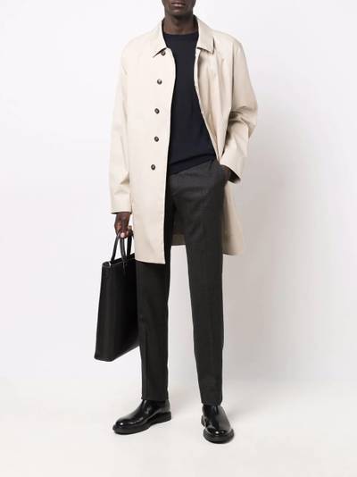 Canali crew neck merino sweatshirt outlook