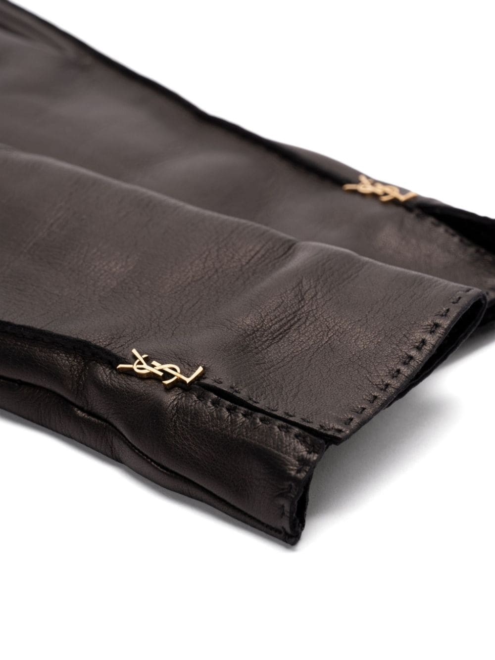 手袋 Saint Laurent GLOVE (8026483YQ52 1000) SAINT LAURENT 8026483YQ52-1000 BLACK | REVERSIBLE