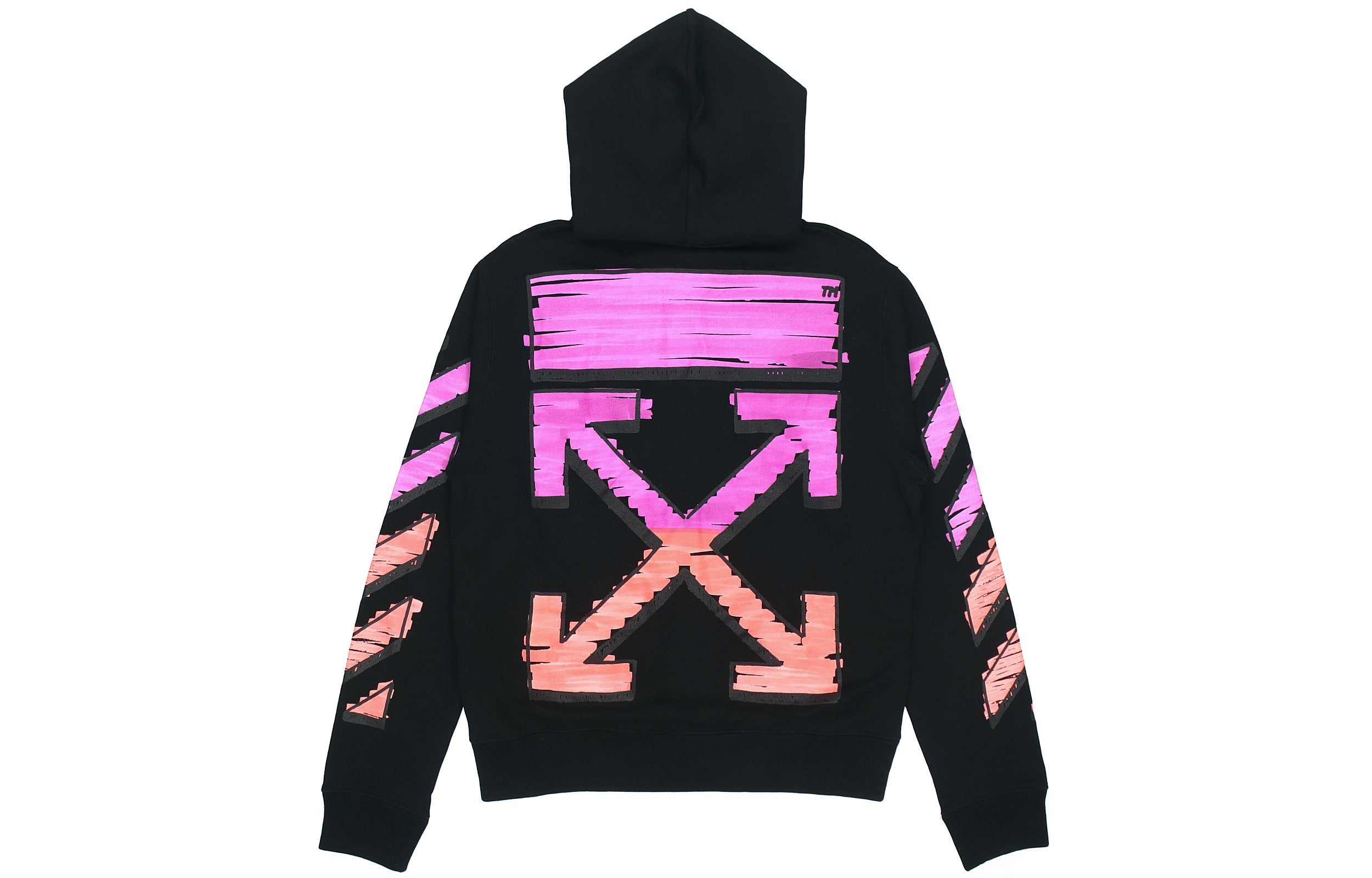 Off-White SS21 Gradient Zipper Classic Jacket Ordinary Version Black OMBE001R21FLE0021032 - 2