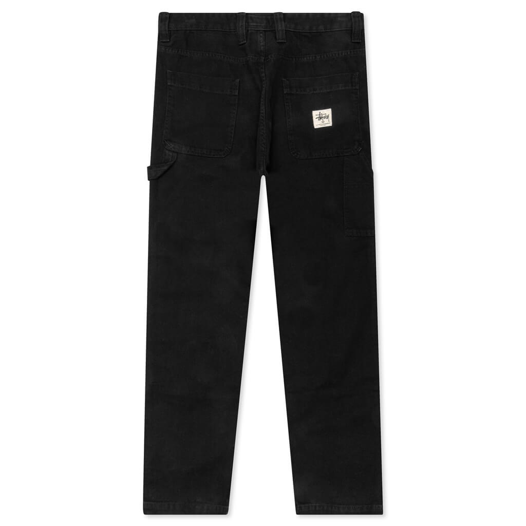 STUSSY CANVAS WORK PANT - BLACK - 2