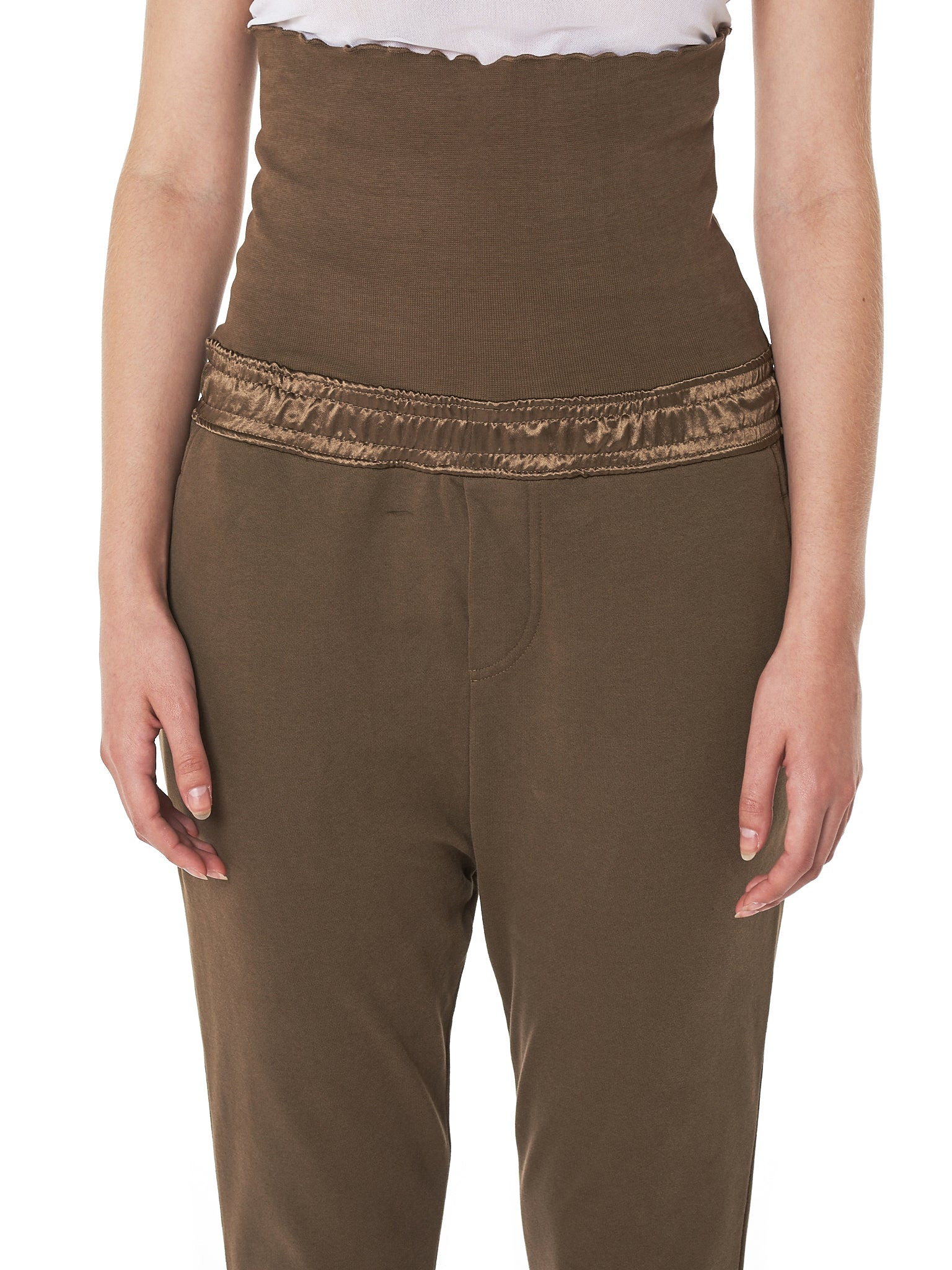 High-Waisted Knit Joggers - 6
