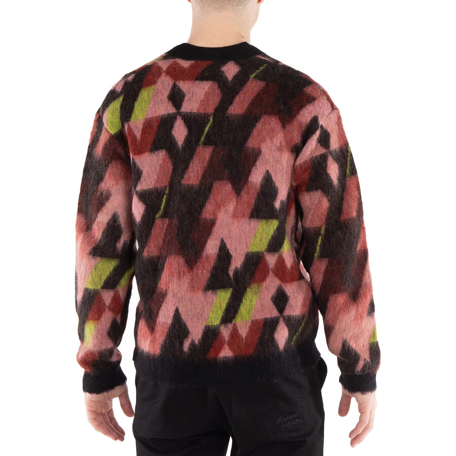 Maison Kitsune Graphic Motif Jacquard Mohair Cardigan - 3