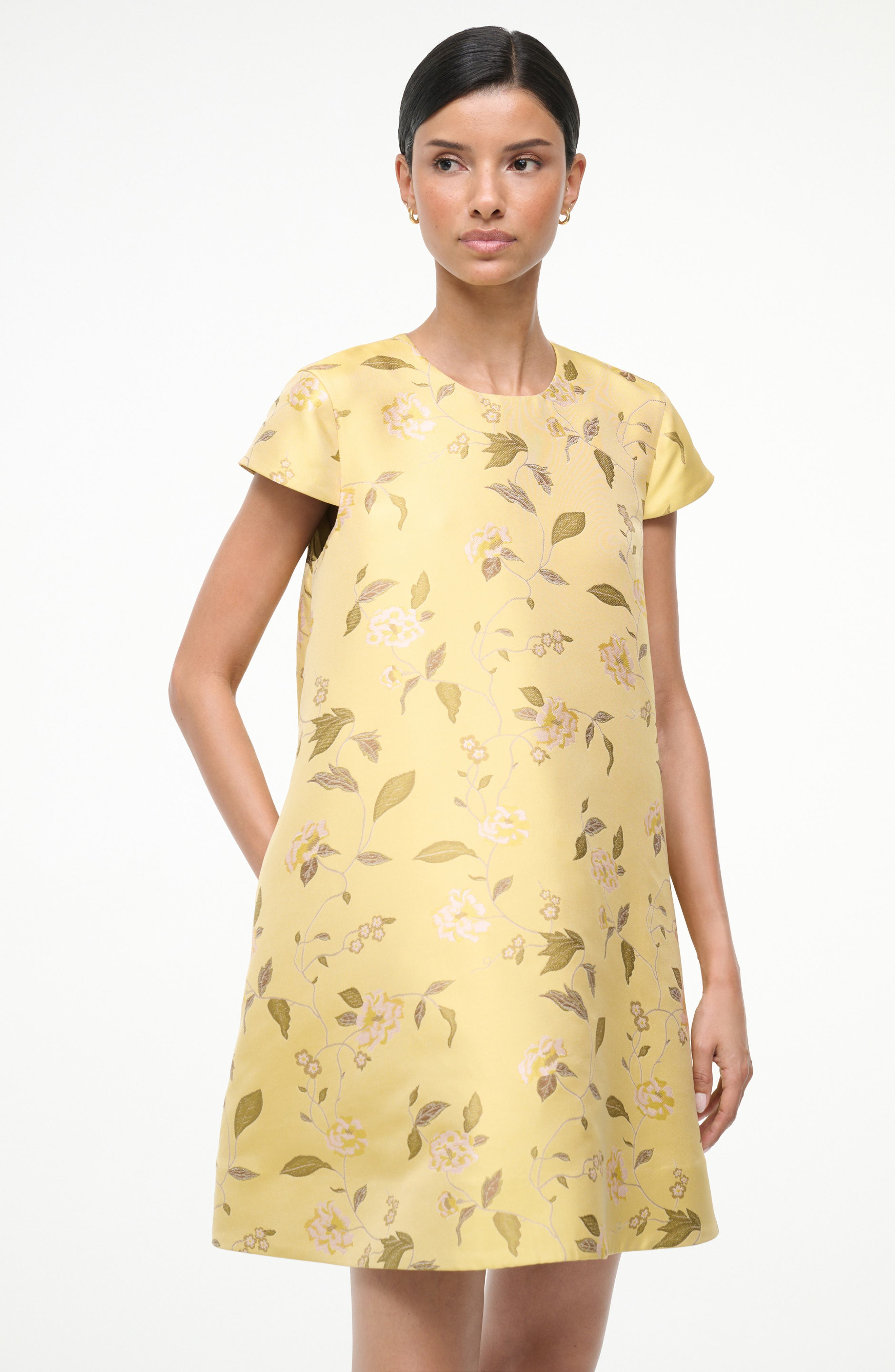 STAUD Mia Floral Minidress in Wildflower at Nordstrom - 4