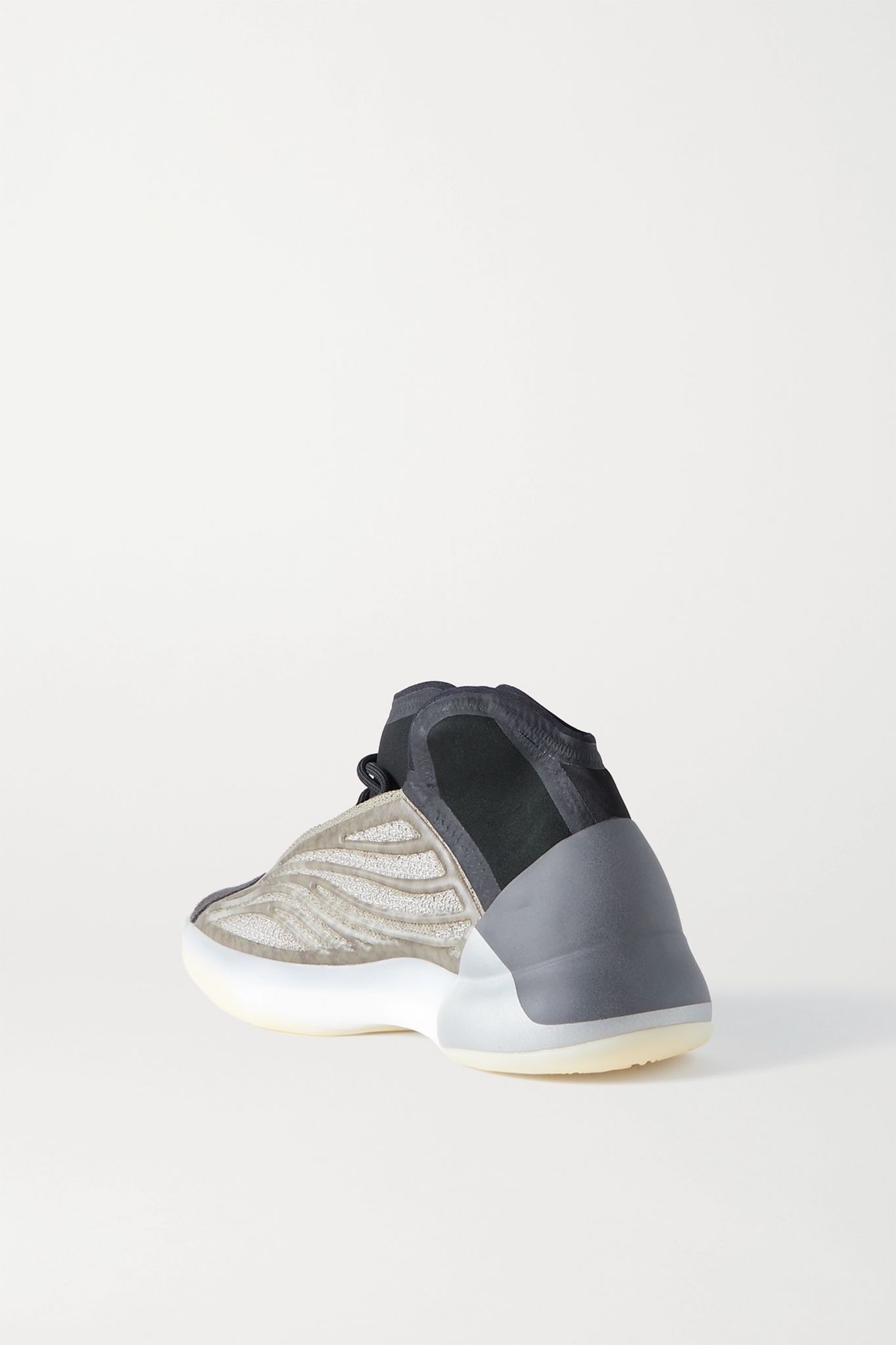 Yeezy QNTM suede and rubber-trimmed Primeknit and neoprene sneakers - 3