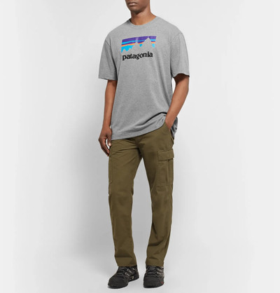 Patagonia Responsibili-Tee Logo-Print Mélange Cotton-Blend Jersey T-Shirt outlook