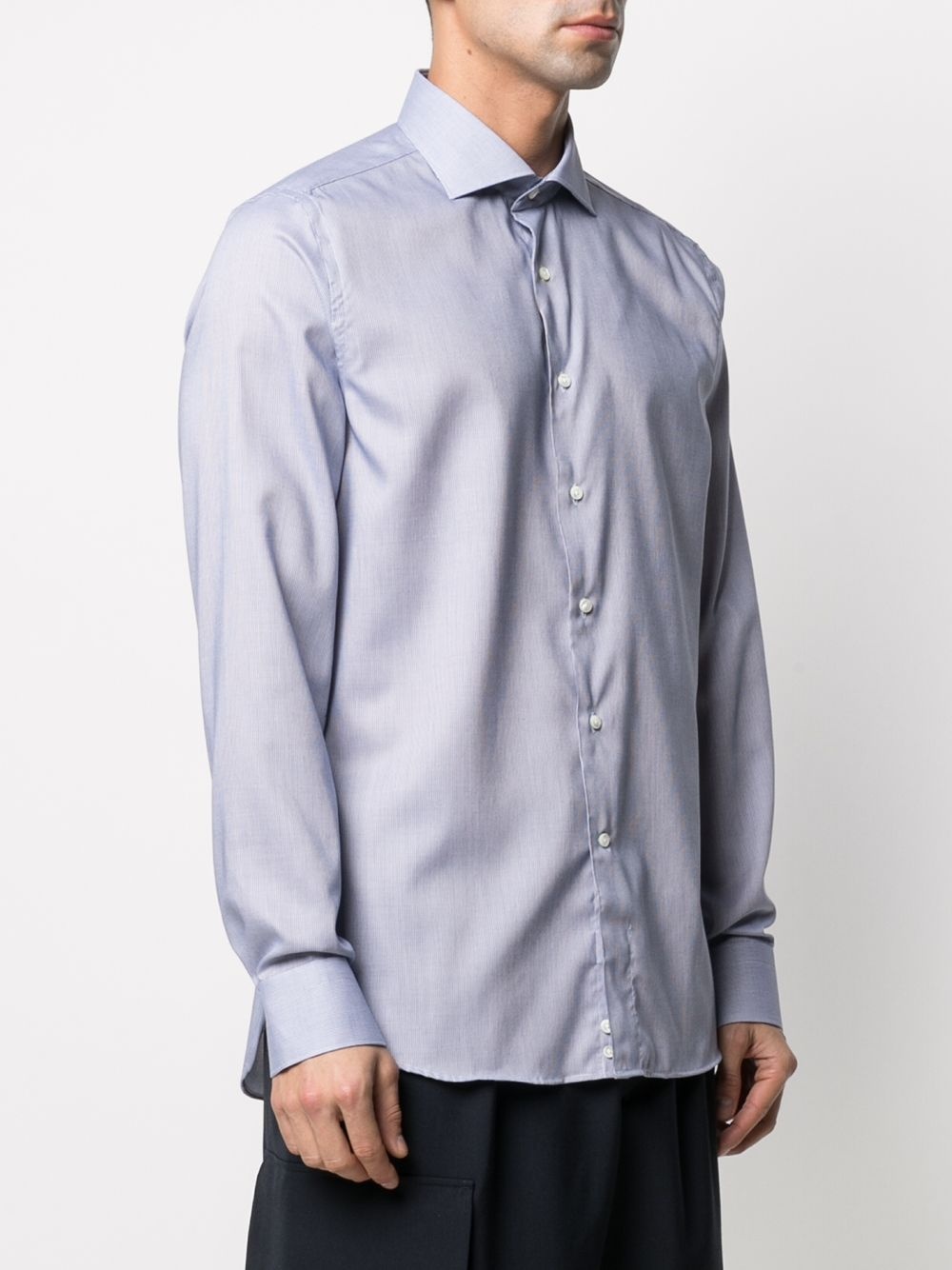 fine-striped cotton shirt - 3