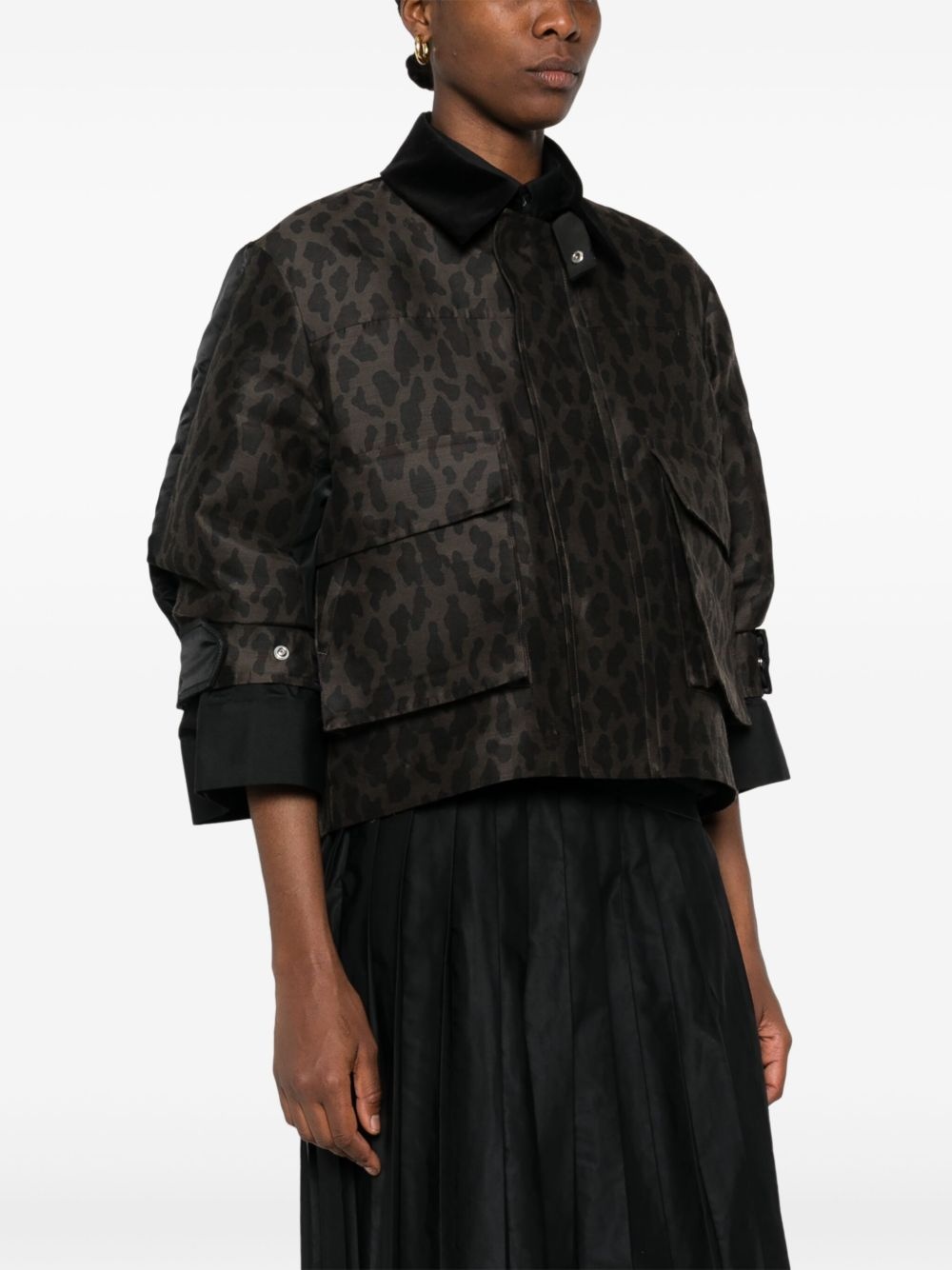 leopard-print jacket - 3