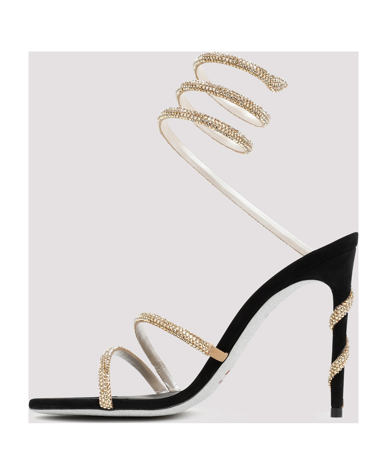 Renè Caovilla Golden Margot Spiral Sandals - 4