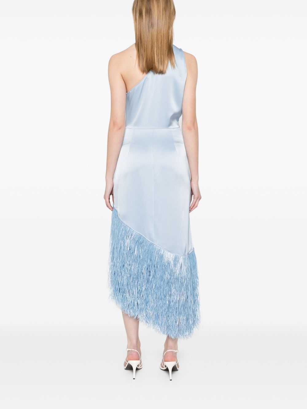 fringe-detailed midi dress - 4