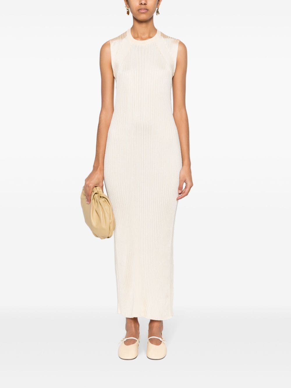 ribbed maxi dress - 2