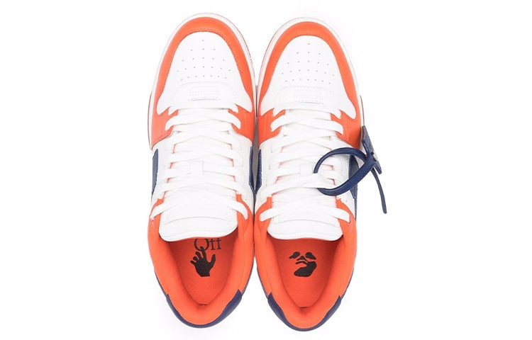 Off-White Out Of Office Low-Top Sneaker 'Orange Blue White ' OMIA189F21LEA0022045 - 3