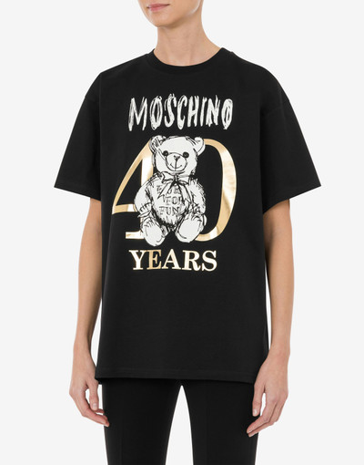 Moschino 40 YEARS TEDDY BEAR JERSEY T-SHIRT outlook