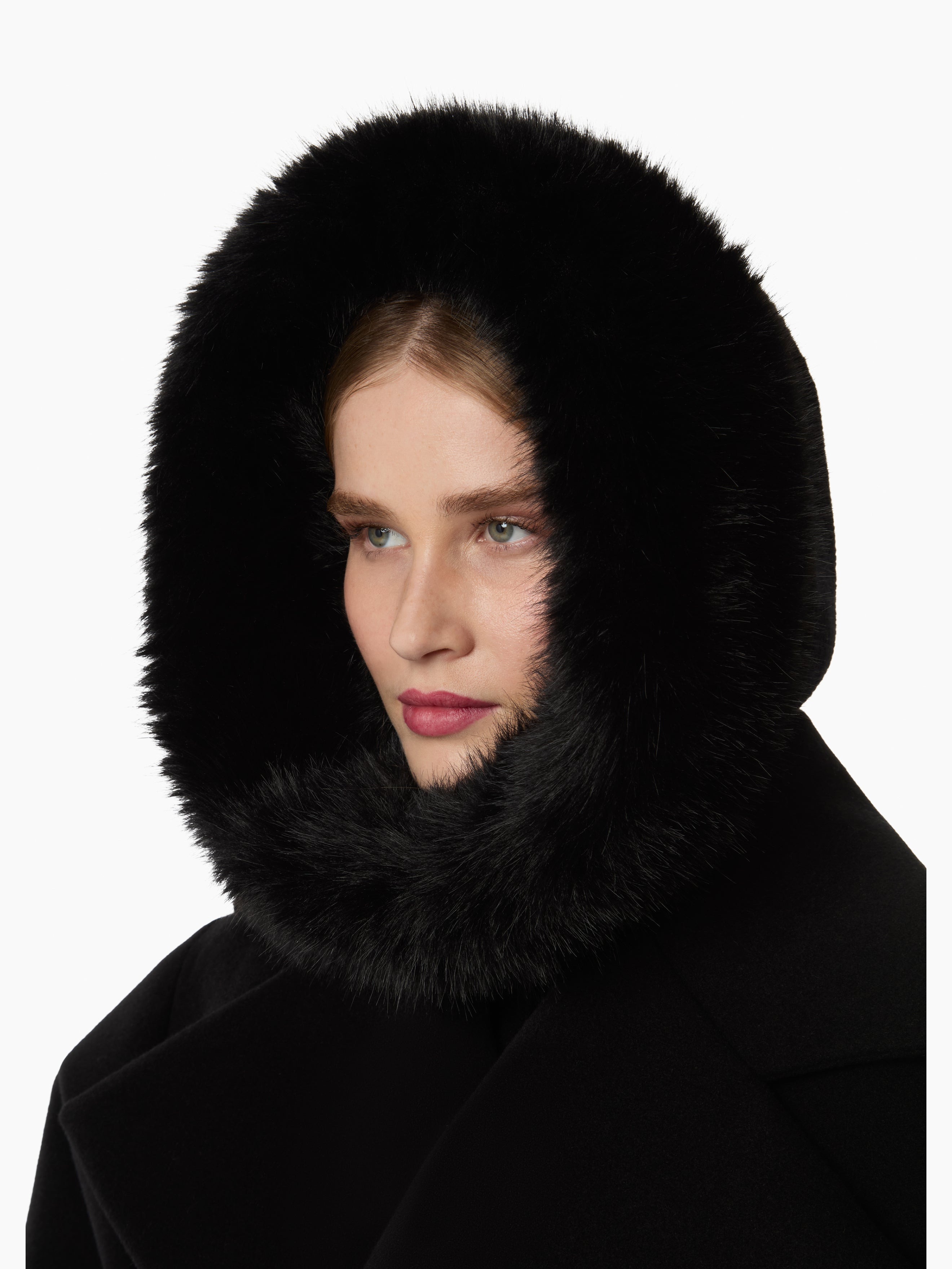 Faux Fur Hood - 3