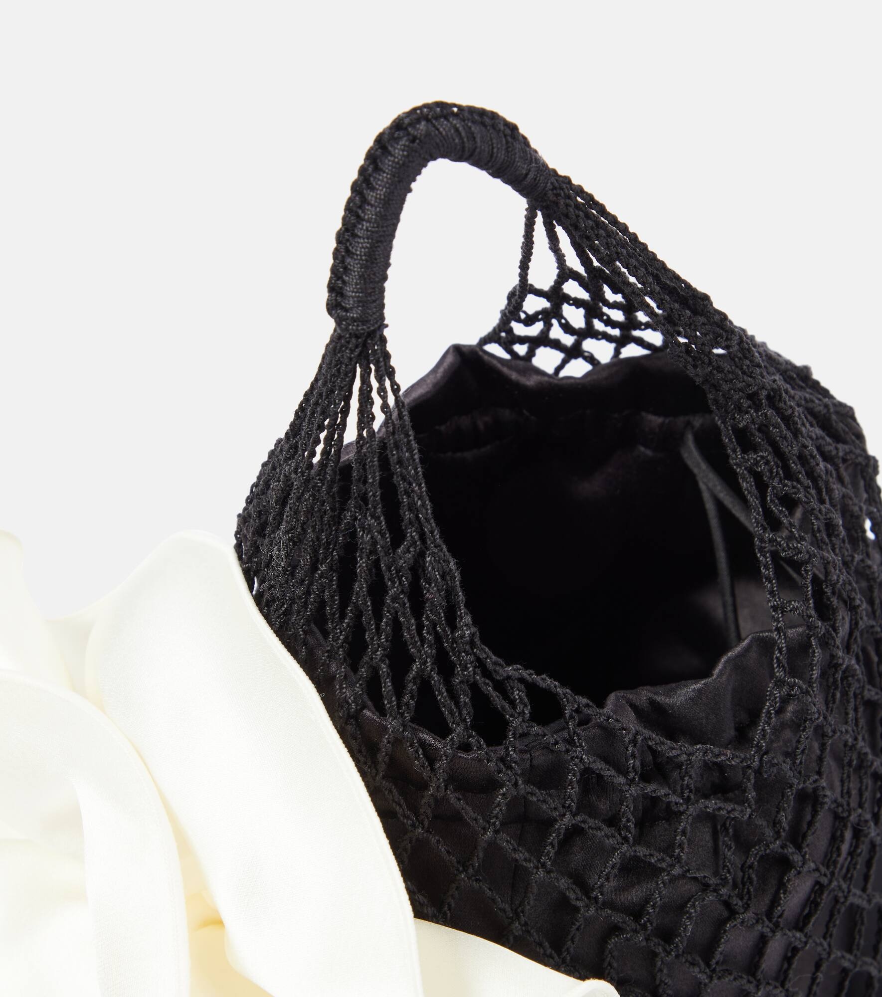 Devana Small floral-appliqué shoulder bag - 3