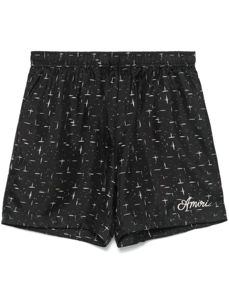 abstract-print deck shorts 1