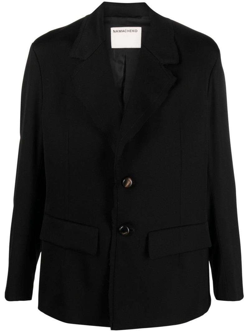 Beche single-breasted blazer 1