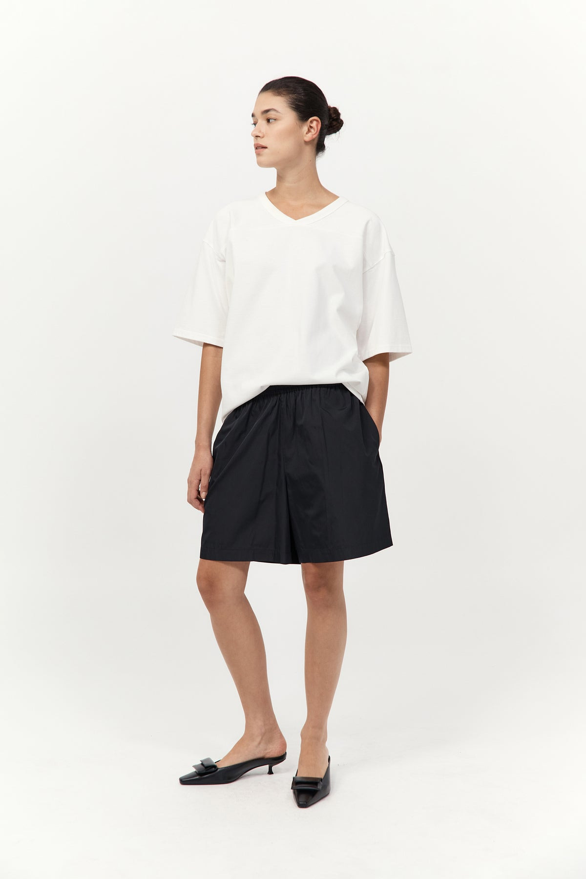 Paper Taffeta Short - Black / Black - 5