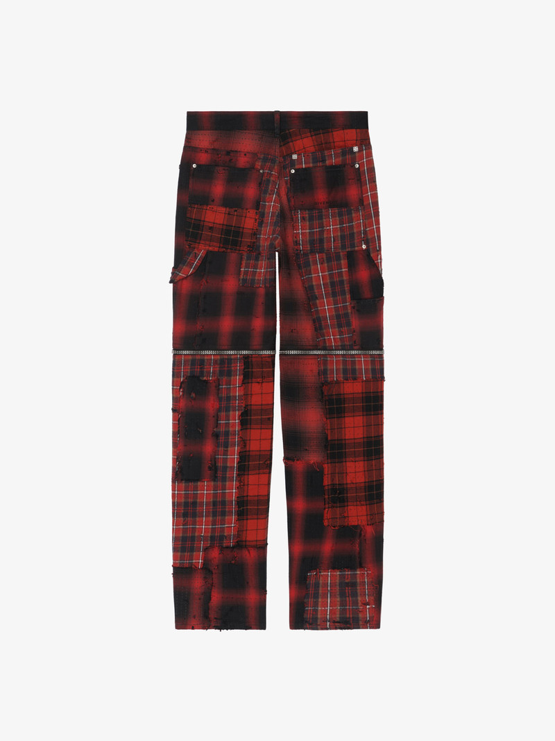 TWO IN ONE DETACHABLE PANTS IN BORO-EFFECT DESTROYED DENIM 6