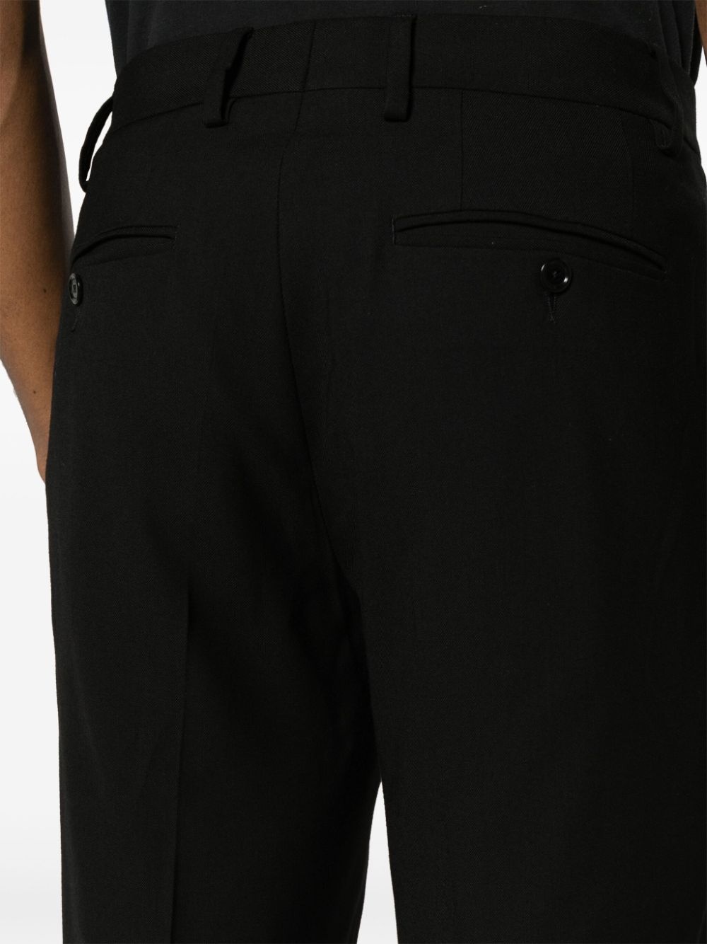 tapered-leg tailored trousers - 5