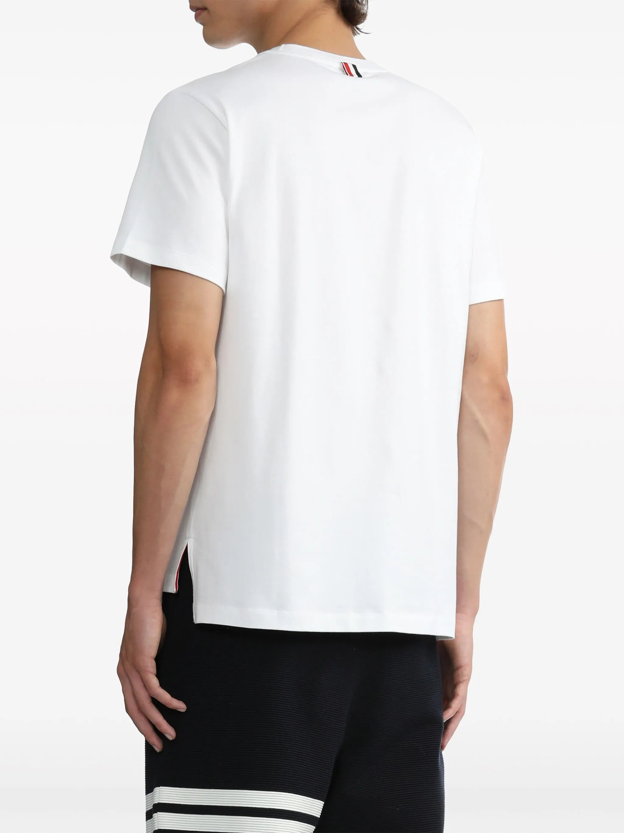 side-slit short-sleeve T-shirt - 4