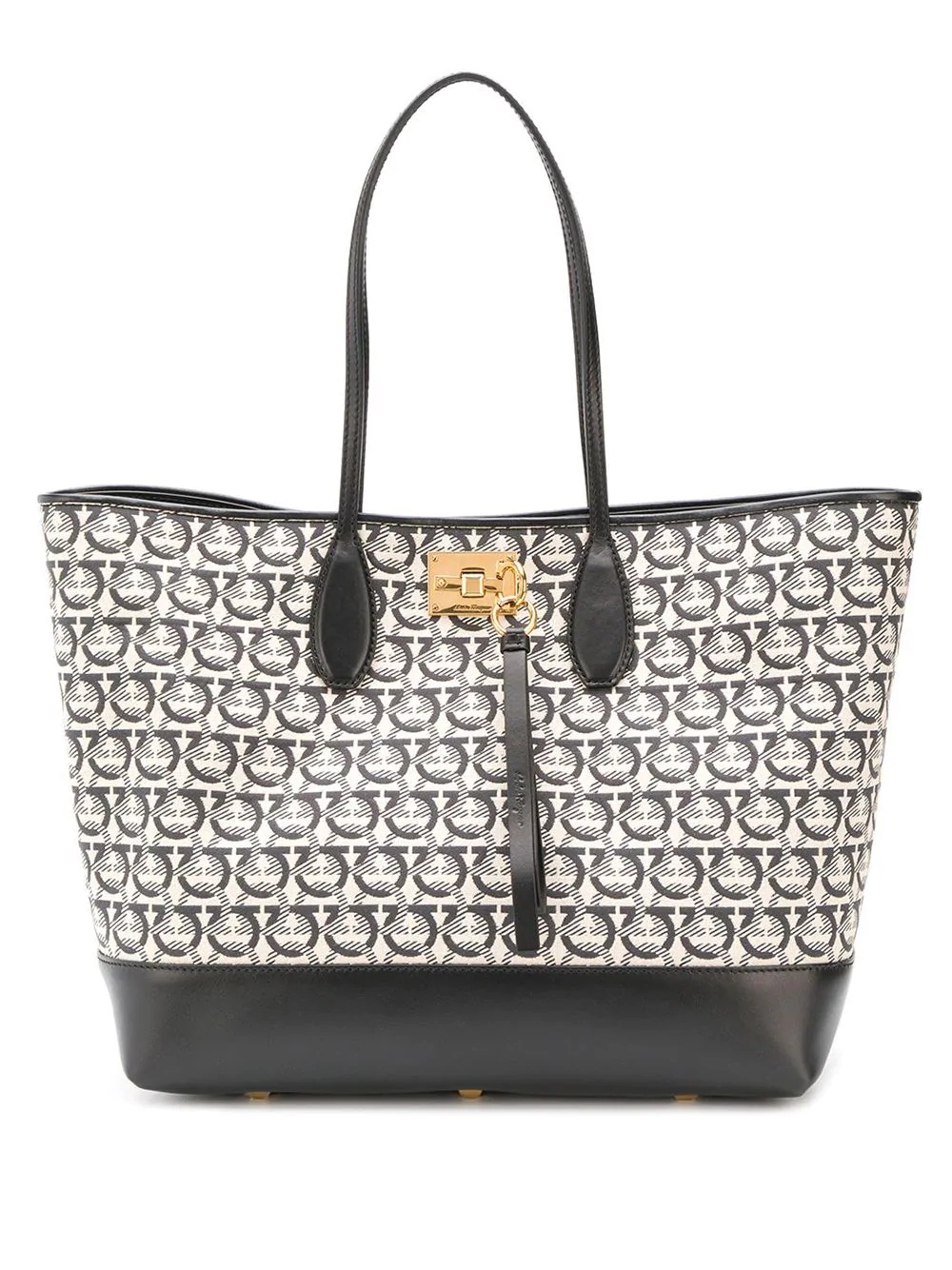 monogram jacquard tote - 1