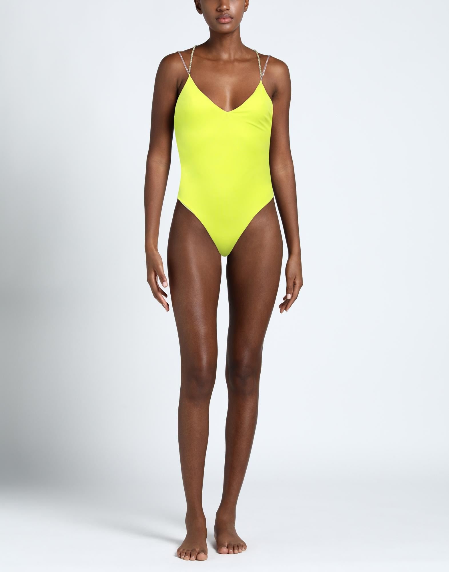 Acid green Women's One-piece Swimsuits - 2