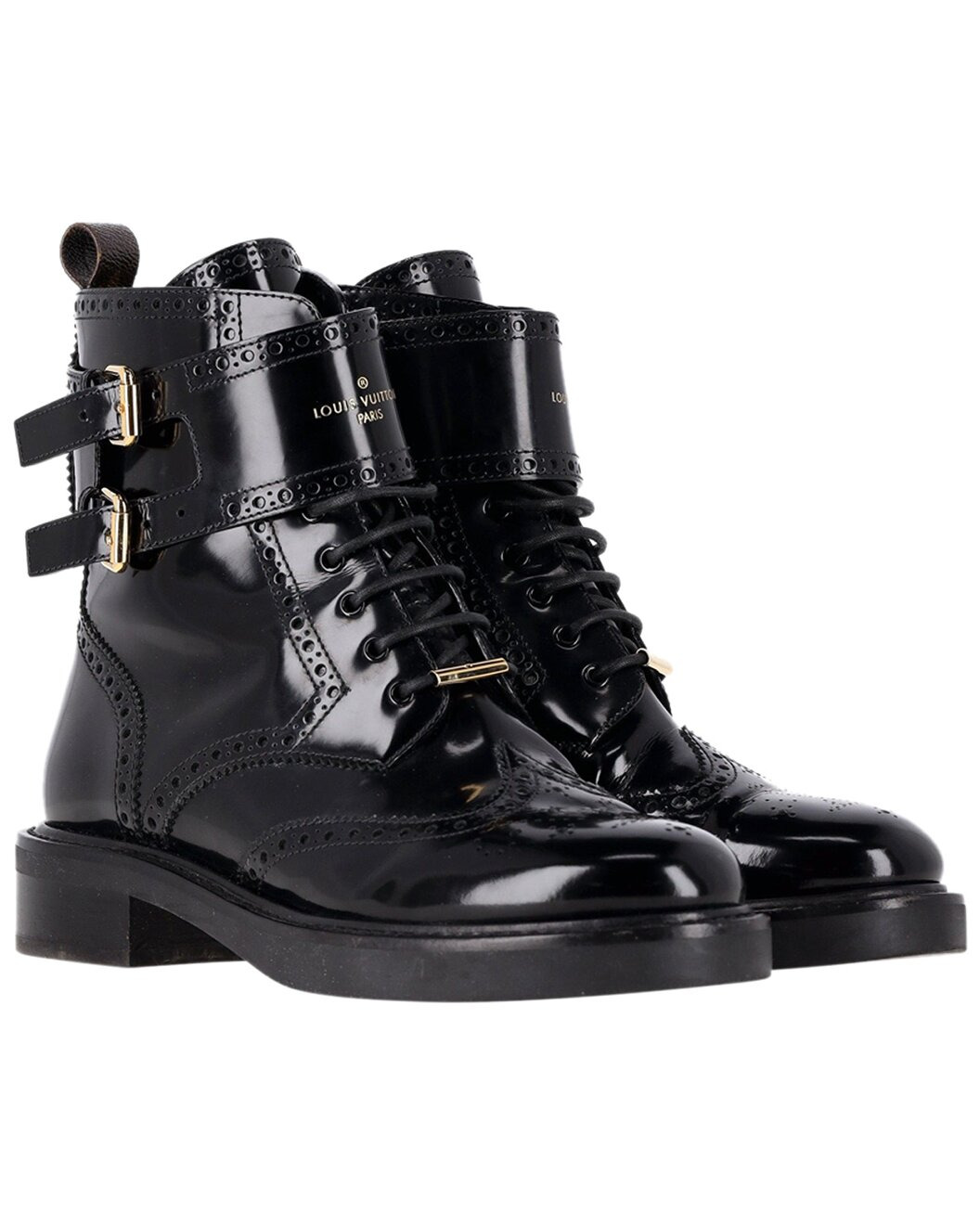 Louis Vuitton Women's Leather Midtown Bootie (Authentic Pre-Loved) - 1