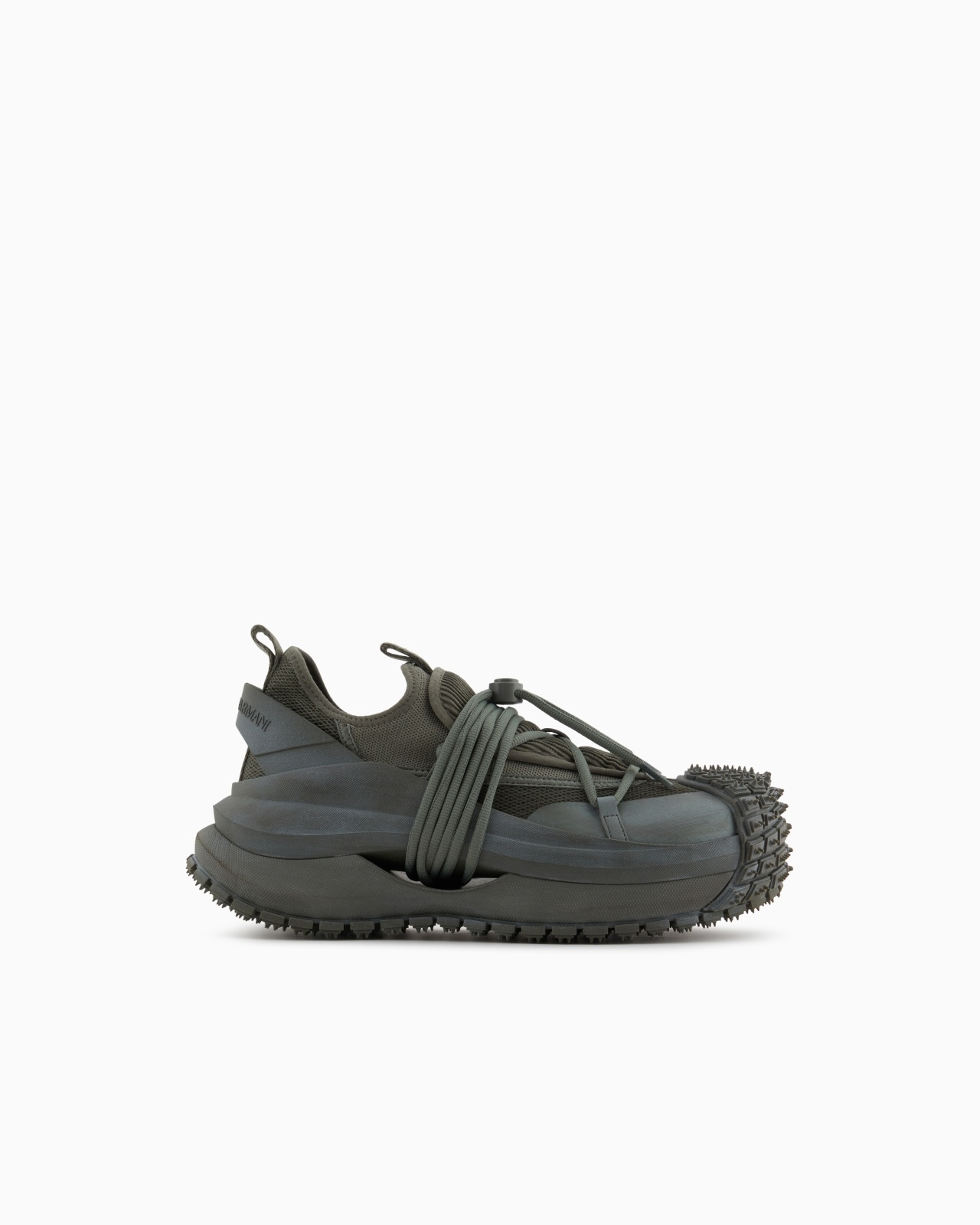 MESH SNEAKERS WITH RUBBER DETAILS AND DRAWSTRING - 1
