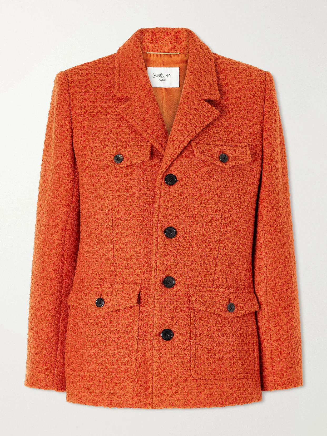 Wool-blend Tweed Blazer - 1