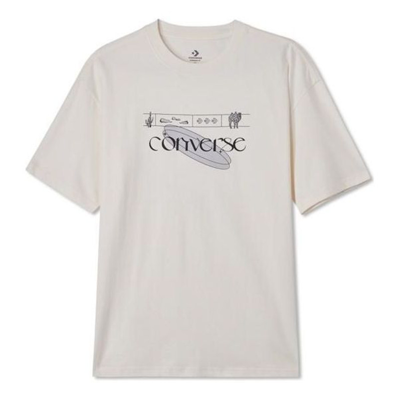 Converse Logo T-Shirt 'White' 10024870-A01 - 1