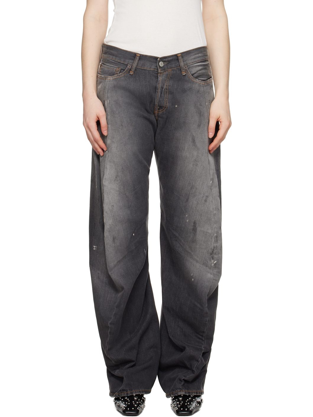 Black Loose Fit 2006F Jeans - 1