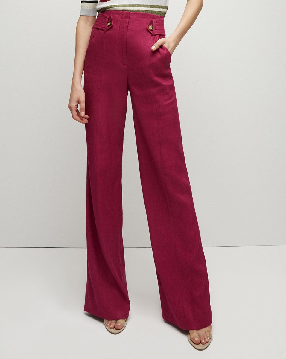 SUNNY TWILL-LINEN PANT - 4