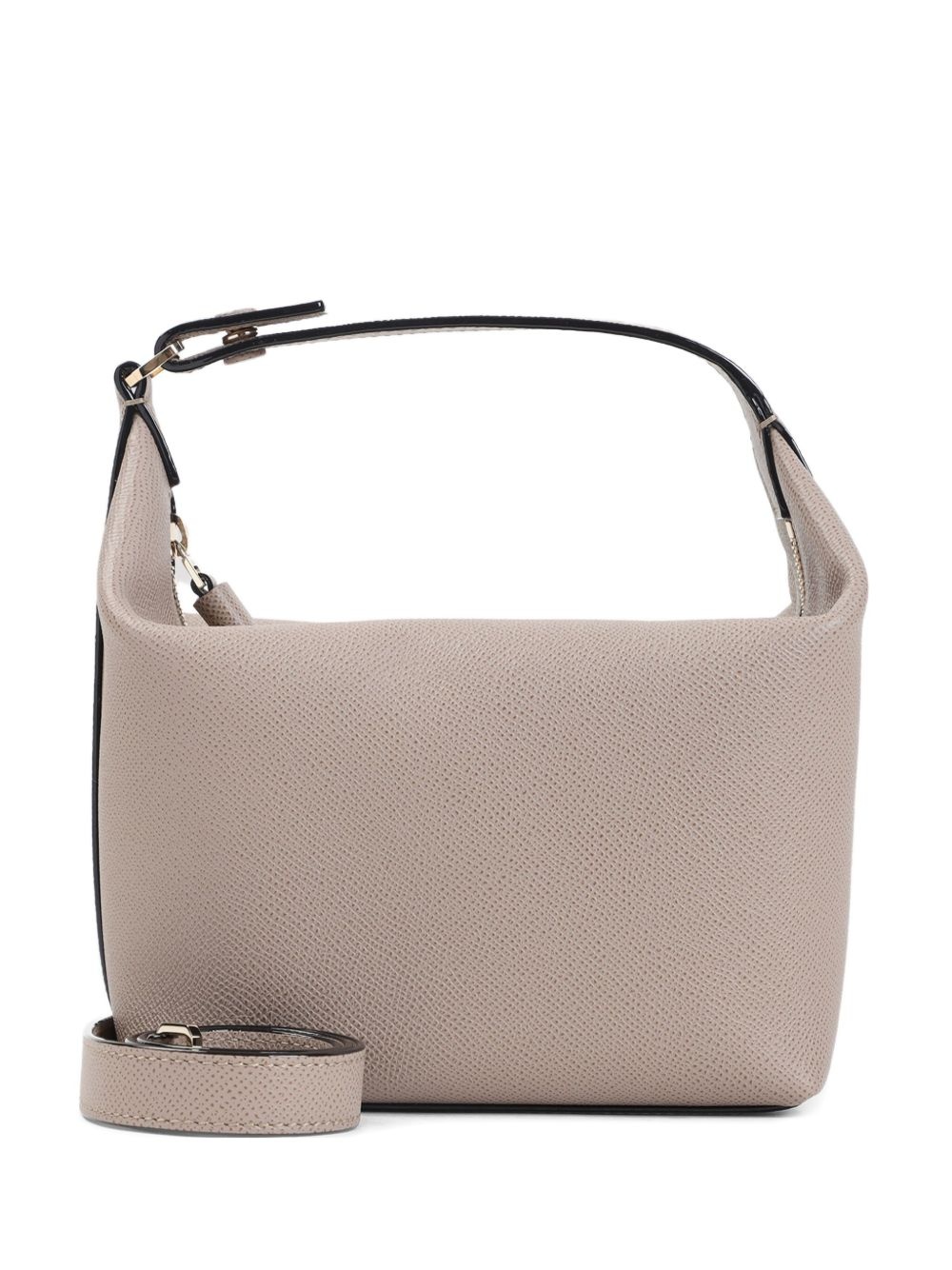 mini top handle leather bag - 1