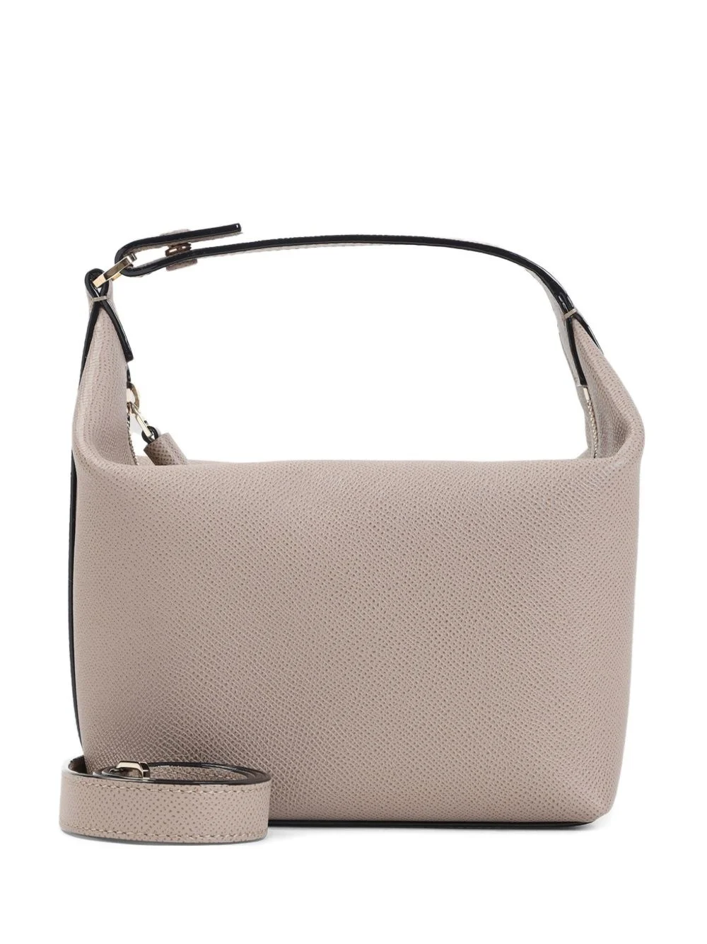 mini top handle leather bag - 1