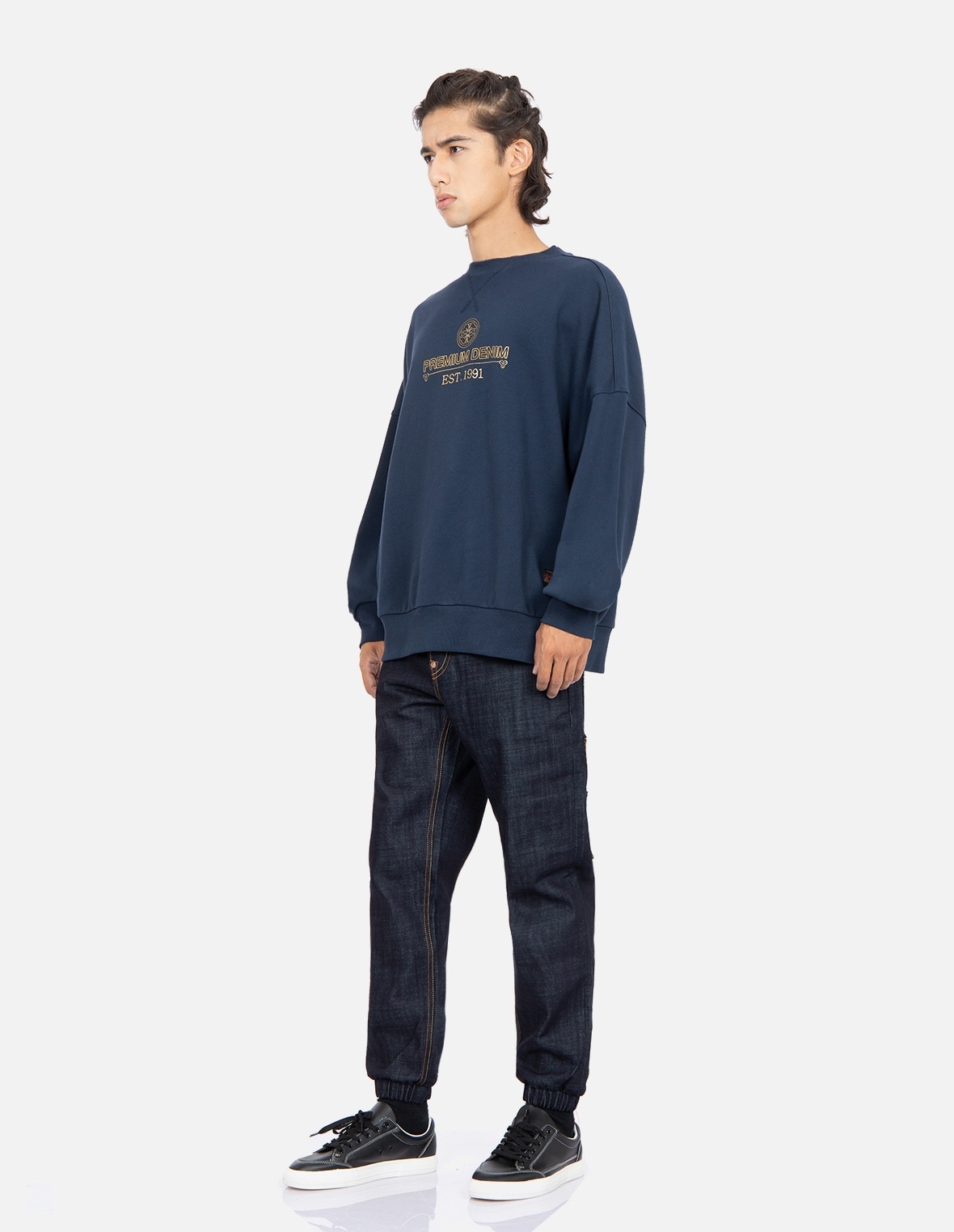 TATTOO KOI EMBROIDERY MULTI-POCKET JOGGER PANTS - 4