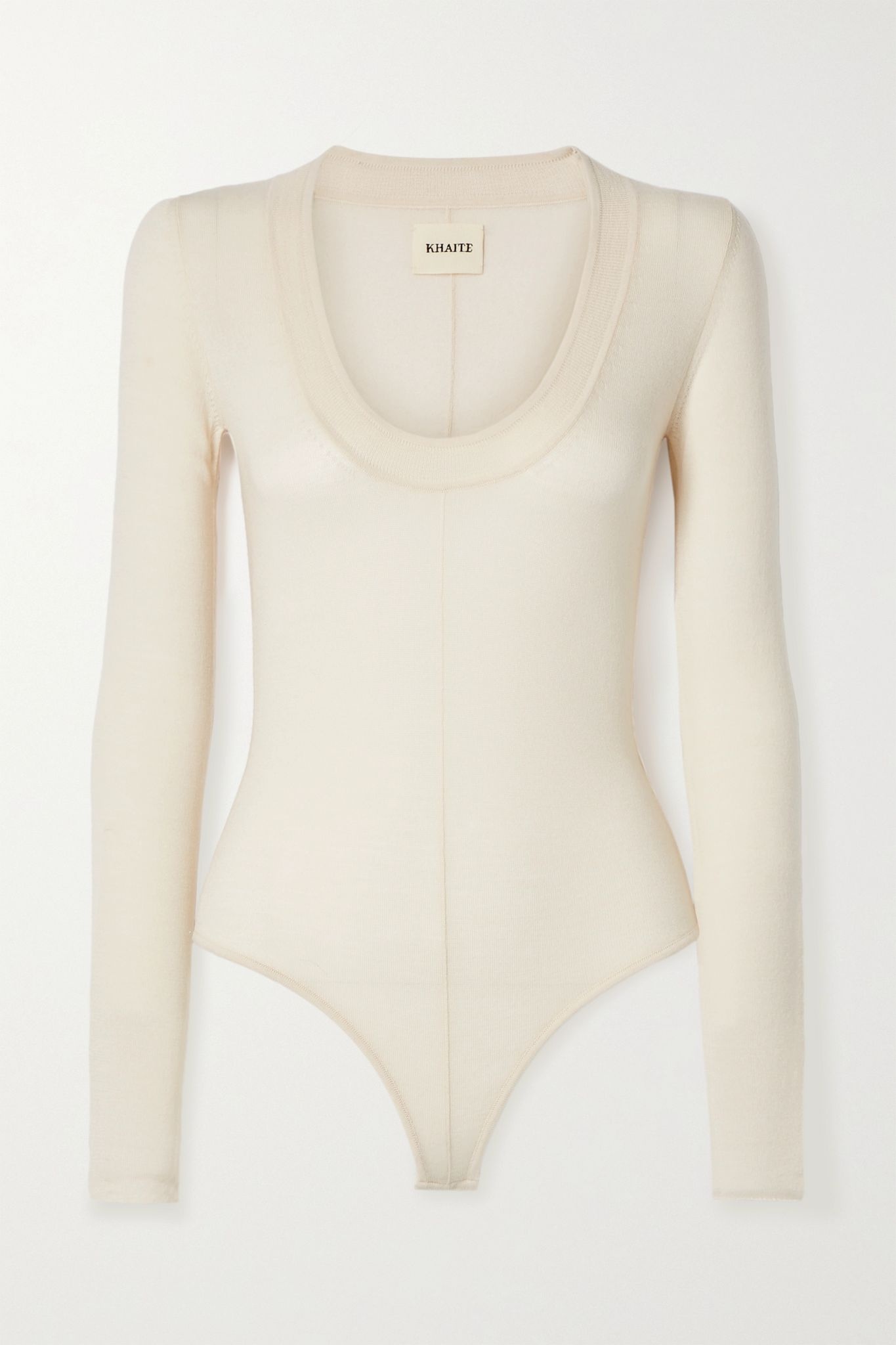 Clover wool-blend thong bodysuit - 1