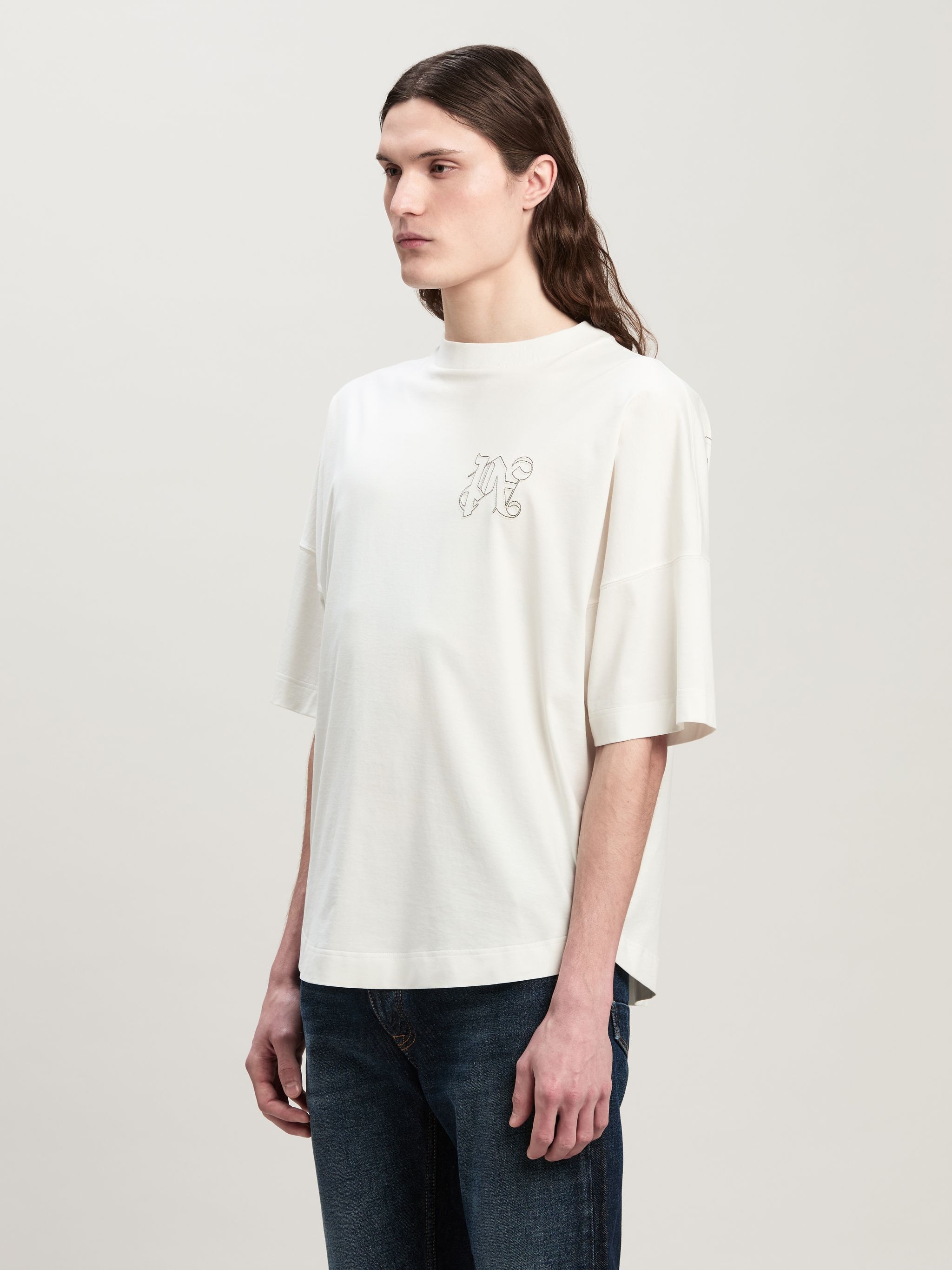 Embroidered Monogram T-Shirt - 4
