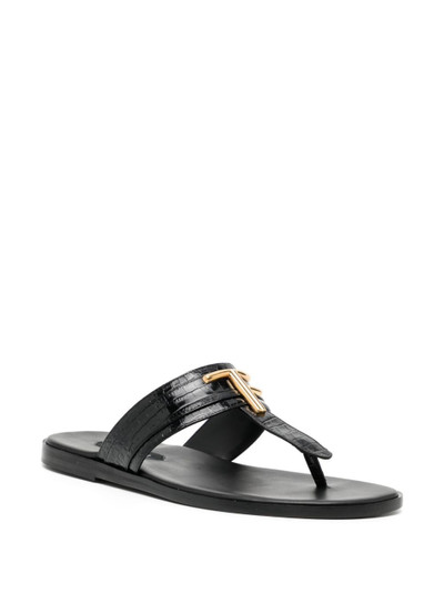 TOM FORD Brighton leather sandals outlook