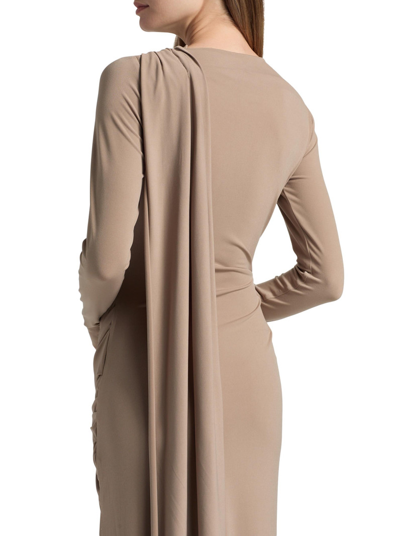 Women's Catherinson Gathered Knit Maxi Dress - Oat Latte 6
