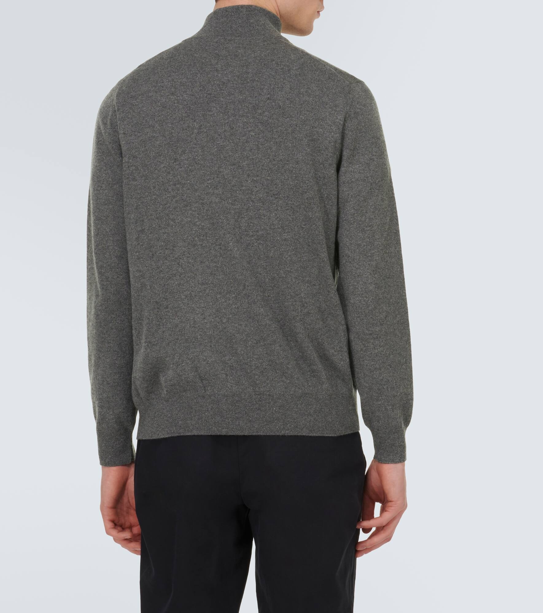 Cashmere half-zip sweater - 4