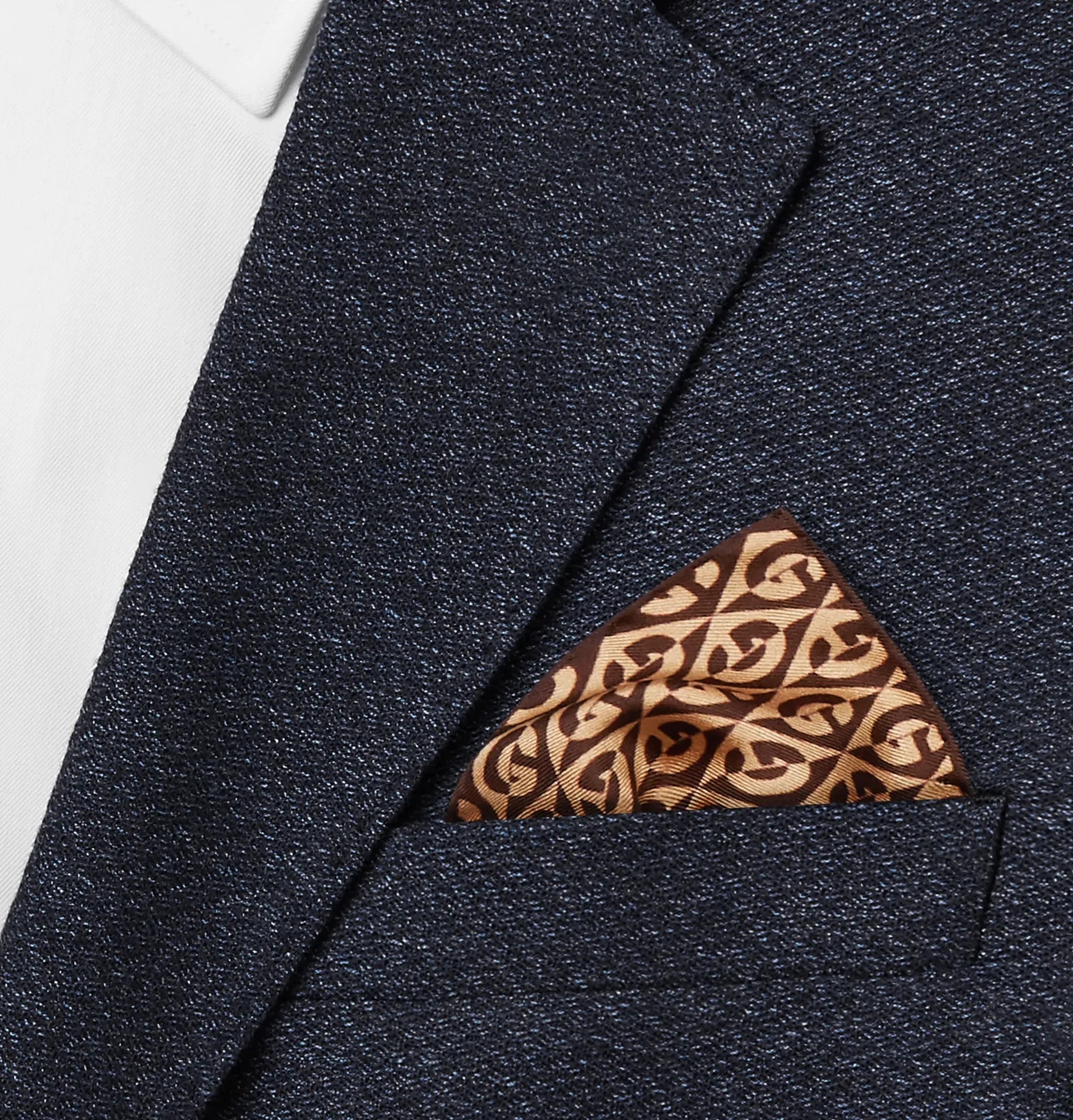 Printed Silk-Twill Pocket Square - 6