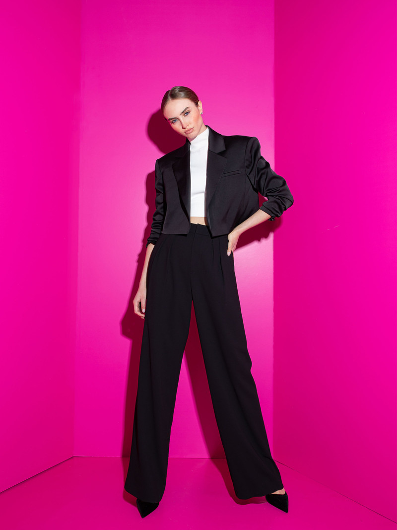 POMPEY HIGH WAISTED PLEATED PANTS 1